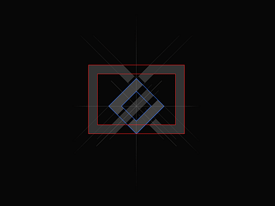 Logo II blue brand e flat gradual，1px， beeline， m ice letter line logo