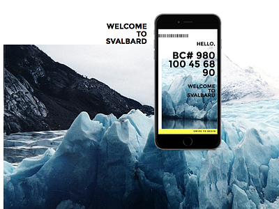 Svalbard Barcodes app modern travel ui ux