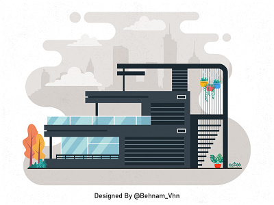 Modern Architecture architecture design illustration vector