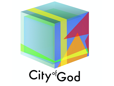 City of God Logo acting black and white brand full color logo