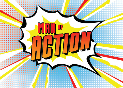 Man of Action comic style