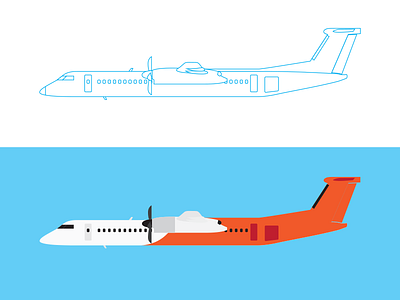 Dash 8 Q400 custom livery