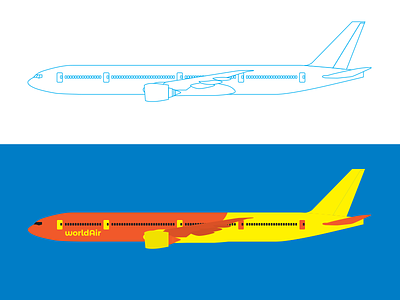 Boeing 777 worldAir livery 777 airline boeing livery