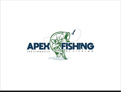 Apex Fishing branding design icon logo vector