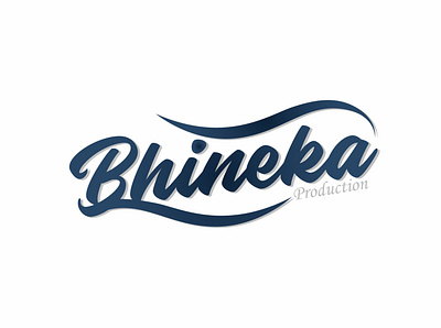 Bhineka Production Logo branding design icon logo typography vector