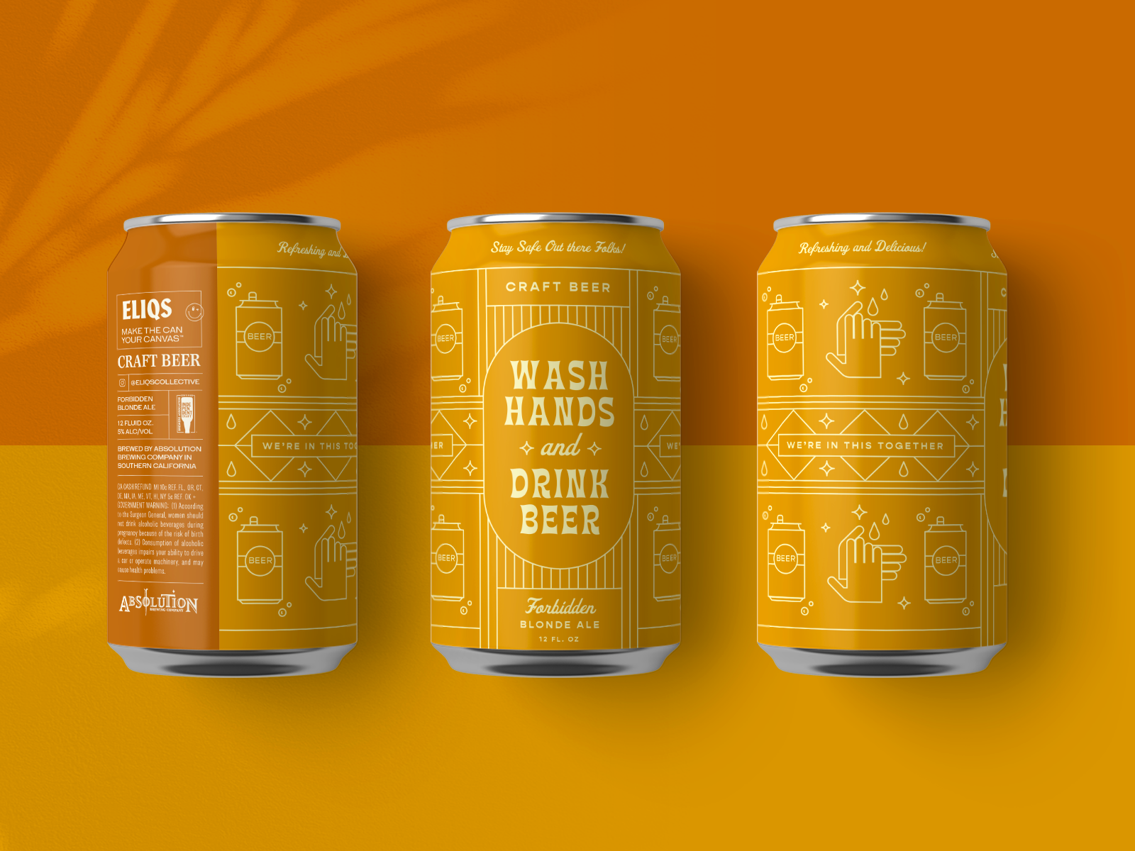 Wash Hands and Drink Beer: Eliqs Drink 4 Good by Cody Brown on Dribbble