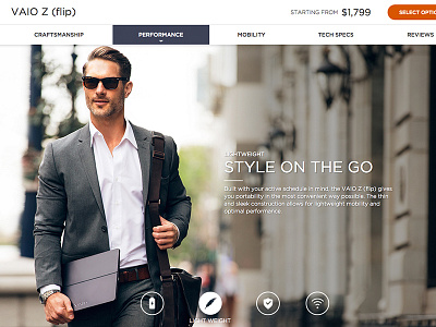 VAIO Flip Product Page 1/2