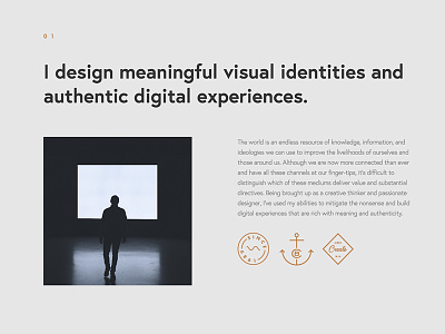 Portfolio Site branding design personal portfolio typography website work