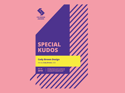 Special Kudos award cssdesignawards design digital graphic design portfolio special kudos website