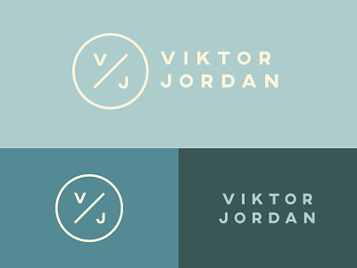 Viktor Jordan Logo branding design hipster icon logo logo mark minimal type typography