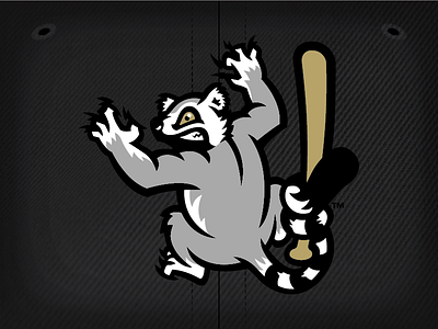 Laredo Lemurs baseball bat laredo lemur logo sports
