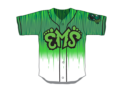Eugene Emeralds "Sasquatch Den" Jersey baseball emeralds eugene jersey sasquatch sports