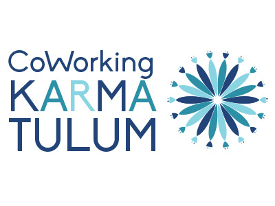 Coworking Karma Tulum branding coworking graphic design karma logo mexican mexico tulum