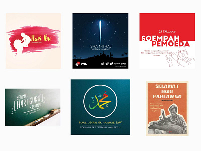 poster hari peringatan design instagram poster