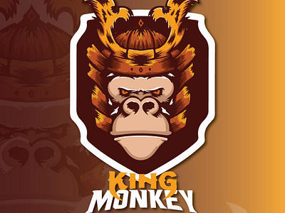 Monkey king art design icon illustration illustrator logo minimal typography vector website