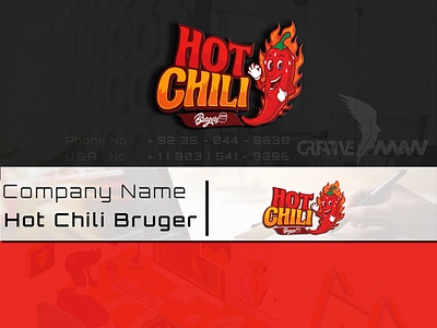 Hot Chili animation branding design digitalmarketing illustration illustrator logo minimal typography vector