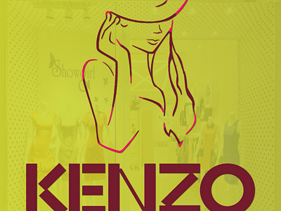 KENZO design graphic design illustration illustrator logo minimal type typography web website