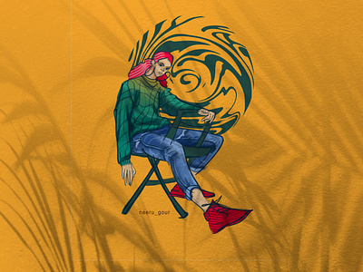 Sitting bookcover branding brushes character cover illustration illustration art illustrator vector