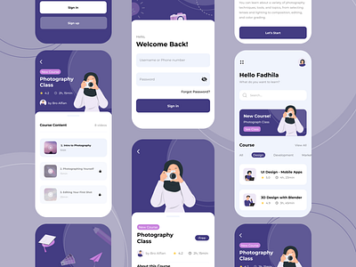 Studee || Mobile Course App app mobilecourse ui uiux