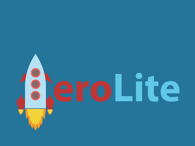 AeroLite airline branding design icon illustration illustrator logo minimal spaceships typography vector