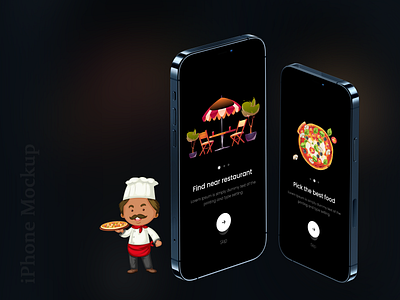 food app - splash screen