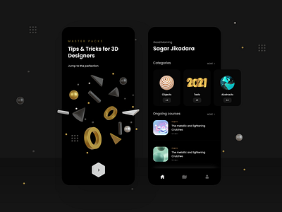 3D Designer Tips app 3d 3d animation abstract animation app category guide inspiration learn tip trick xd