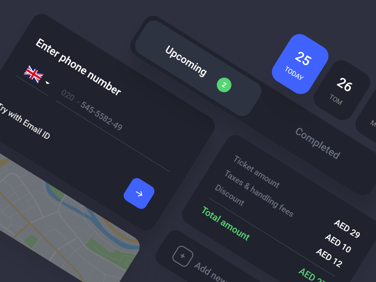 Dark Theme UI Elements by Astar_Studio on Dribbble