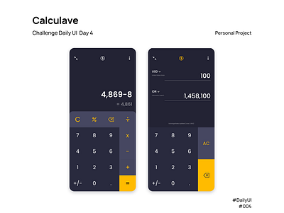 Calculave - DailyUI #004 calculator dailyui design mobile ui