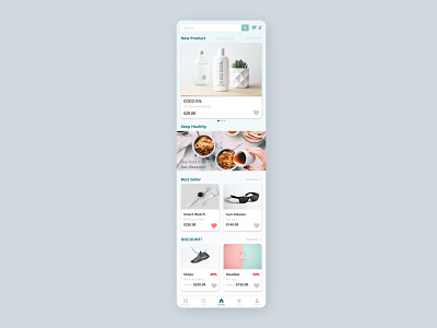 Greenish E-Commerce Theme ecommerce ecommerce app ecommerce design ui ui design uidesign uiux