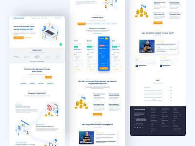 Niagahoster Redesign branding design homepage interface landing page landingpage mobile design ui ui ux ui design uidesign user experience userexperience userinterface web design website