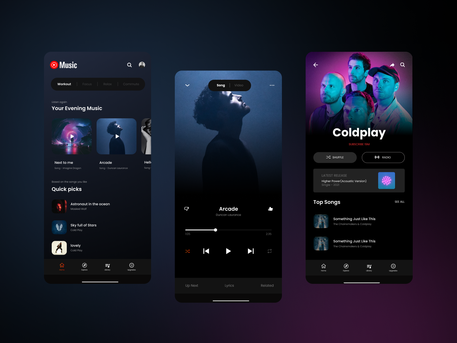 Youtube Music App - Redesign by bhavesh patil on Dribbble