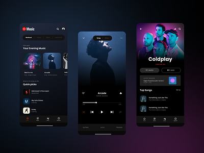 Youtube Music App - Redesign