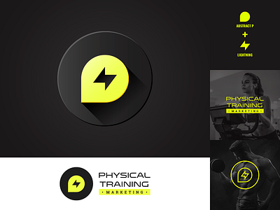Physical Training Marketing | Logo Design branding fitness logo logo design sports logo