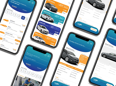 Car Rental App app car consumer design fresh innovative minimal new rental ui ux
