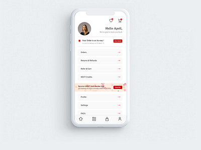 User Profile app challenge clean dailyui day6 design designs fresh minimal profile page profiles setting ui userprofile ux