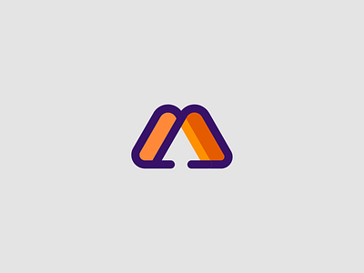 m for migcabrera brand branding color design logo vector