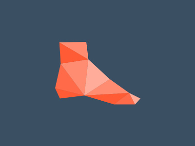 Foot & Ankle course online ankle color course online feet foot footcare logo orange pie shield tobillo triangles