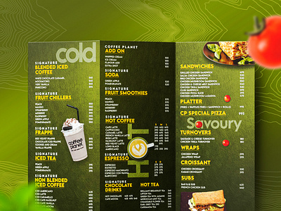 Menu Coffee Planet Pakistan