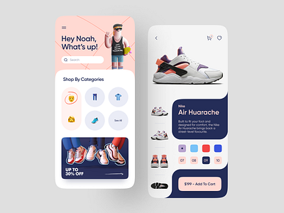 E-commerce Fashion App app app ui app ui ux clothes design e commerce e commerce app e commerce shop ecommerce fashion fashion app mobile ui nike product shoes shop sneakers ui uidesign uiux