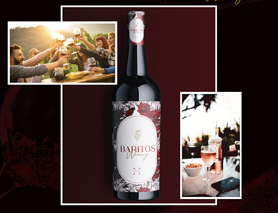 Wine Packaging Design 3d brand identity branding graphics design label packaging product design render visual identity