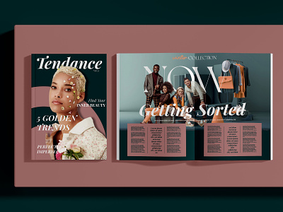 MAGAZINE LAYOUT brand identity brand identity design branding design fashion magazine magazine layout