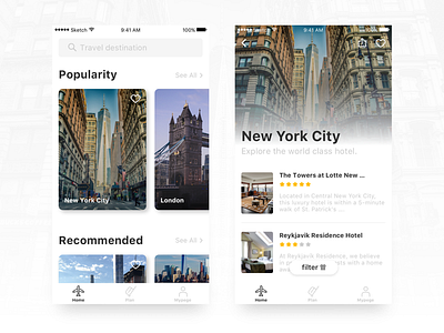 Trip app app travel trip ui ux world