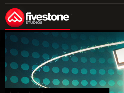 Fivestone Studios Rebrand logo website