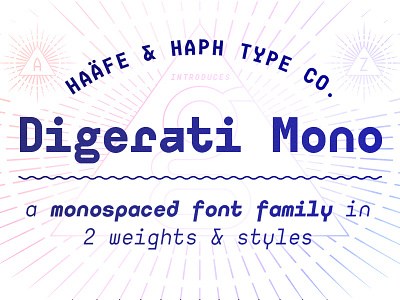 Digerati Mono Font Family