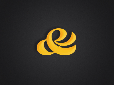 Golden Ampersand ampersand haafehaph yellow
