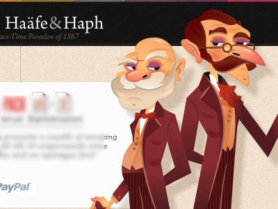 Haäfe&Haph Website Teaser haafehaph icons illustration typography