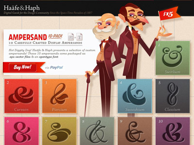 Haäfe & Haph Site! ampersands haafehaph store