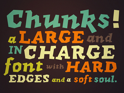 Chunks Typeface