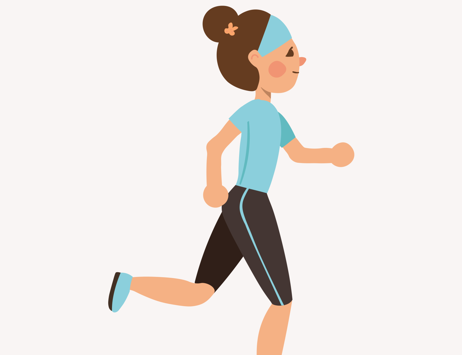 Running illustration