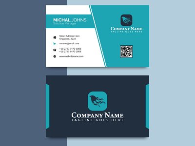 unique creative minimalist business card design elegant